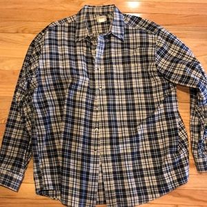 L l bean flannel shirt